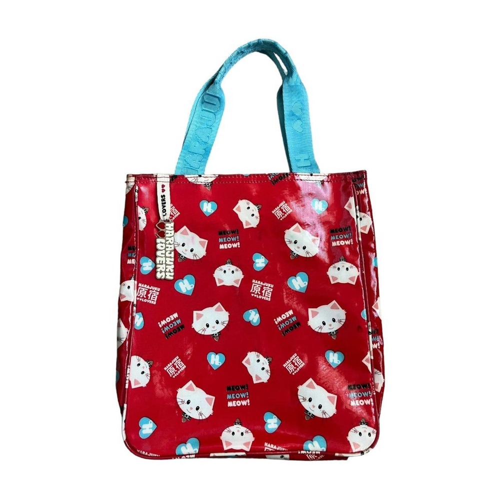 Y2K HARAJUKU LOVERS PUNK KITTY CAT TOTE BAG